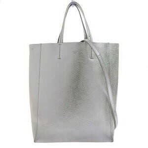 Celine Vertical Cabas Handbag Shoulder Bag Silver